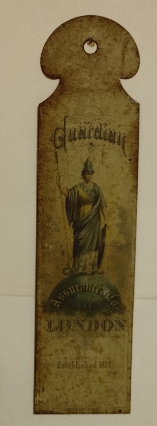 Ledger Marker of the Guardian Assurance Company of