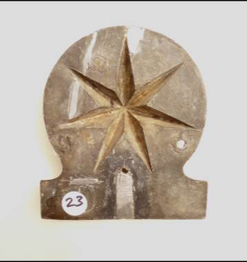 Suffolk Fire Office. Lead. 7 Pointed Star. Reve