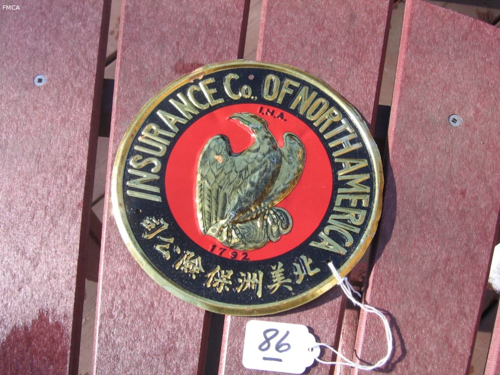 INA Fire Mark - Chinese