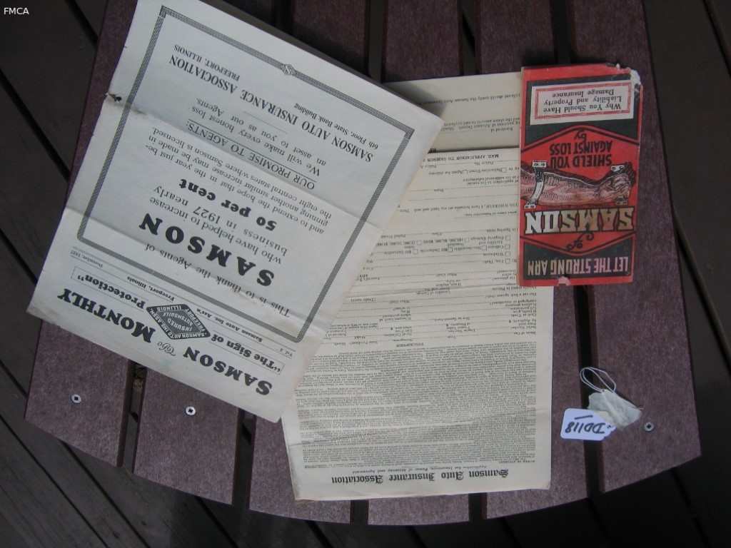 Samson Auto Ins. Paper Material