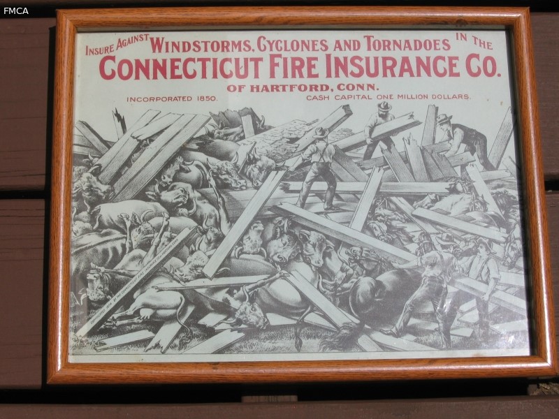 Connecticut Fire Ins. Sign