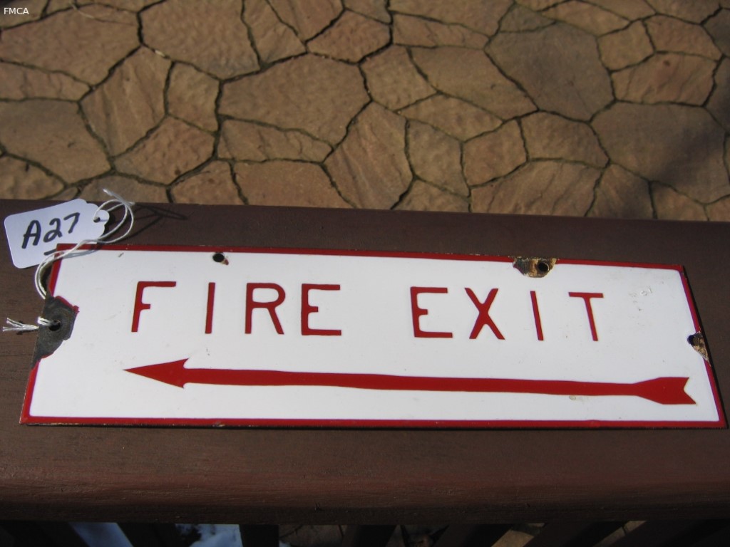 Fire Exit Sign