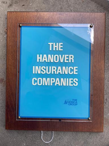 #079 The Hanover Insurance Companies Plaque. The America Group. 11 ⅜ by 9 ½.