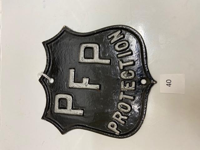 140 Firemark, U.S. Pitman Fire Patrol, BU483. + or - 1900.