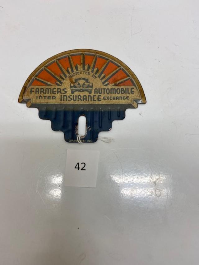 142 Auto Tag Farmers Automobile Insurance