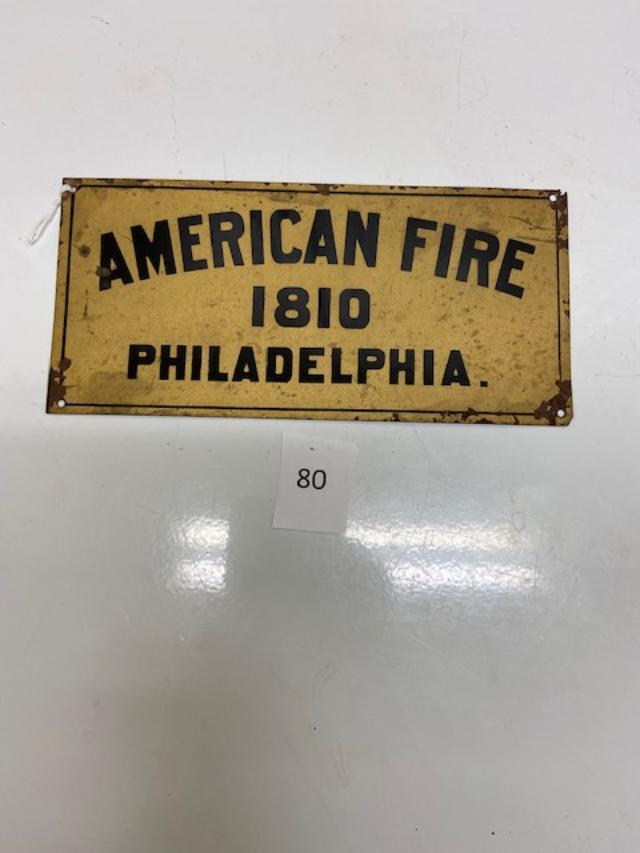 180 Firemark, U.S. American Fire Philadelphia, BU68.