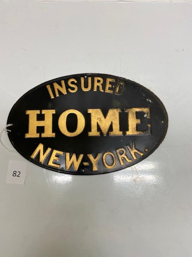 182 Firemark, U.S. Home Insurance, BU233. 1865.