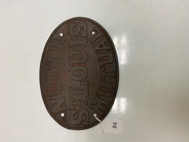 184 Firemark, U.S. North St. Louis Mutual, BU347. 1865. Zinc.