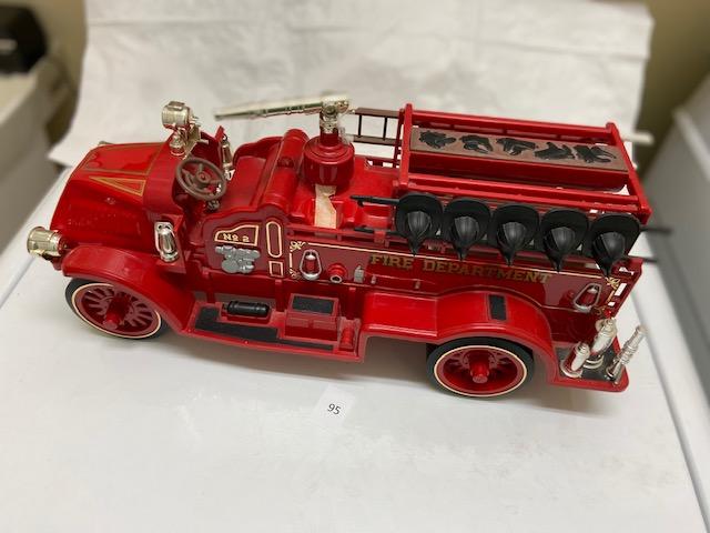 195 Toy Large Fire Truck Decanter. 17 x 9 x 7
