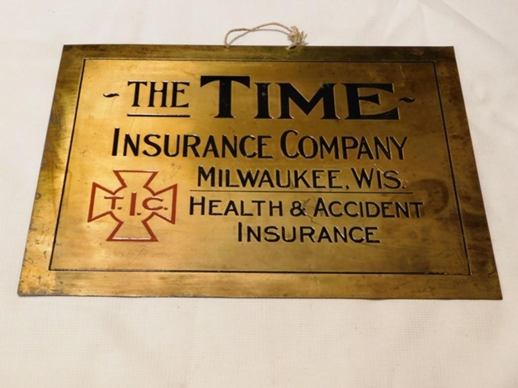 Sign, Time Insurance