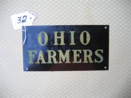 Ohio Farmers. Tin. 3 3/8x6 3/8"