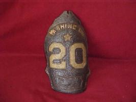 Fireman Helmet Shield. Washington 20