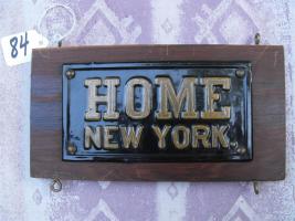 Home Insurance Company, New York. Tin Rectangular