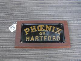 Phoenix of Hartford. Tin. Rectangular. Approx 6