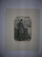 A framed print titled "A Wearer of Doggetts Coat a