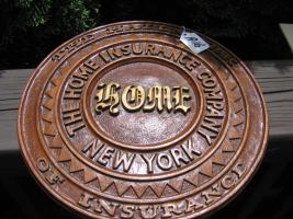 Plaque. The Home Insurance Company of New York.