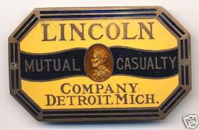 Auto tag. Lincoln Mutual Casualty Insurance Compan