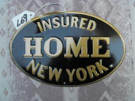 Modern reissue of original fire mark BU 233. Insu