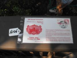 4 envelopes. 18th Annual Convention. Fire Mark C