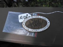 Auto Tag. Insured in Harleysville Mutual Casualty