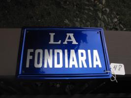 La Fondiaria, Italian. Aluminum. Mint Condition.