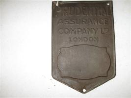 Prudential, tin, good condition, no paint, very li