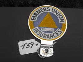 Farmers Union Ins Co, Denver Colorado, Auto Tag, g