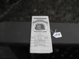 Hartford Fire Insurance Policy. August 27, 1887 t