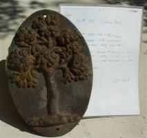 Green Tree; Iron; 12 1/4 x 8 3/8; Includes written