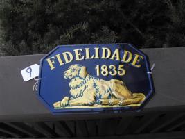 Companhia de Seguros Fidelidade Fire Mark. Lisbon