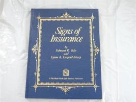 Book - Signs Of Insurance - Excellent Condition -