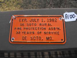 De Soto Rural Fire Protection Assn. 32 Years of S