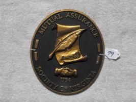 Mutual Assurance - Society of Virginia. On back o