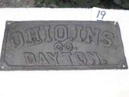Ohio Insurance Company. Dayton, Ohio. Tin. Rect