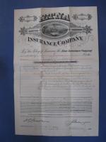 Aetna Insurance Company policy. 1891. Large.