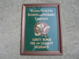 Massachusetts Bonding and Insurance Company Sign.