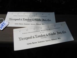 Liverpool & London & Globe Ins. Co., Ltd. Ink Blo