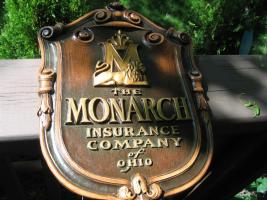Monarch Insurance Company of Ohio Sign/Plaque. Co