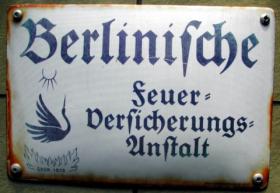 Berlinische Feuer Versicherungs Anstalt. Berlin,