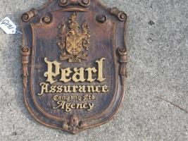 Pearl Assurance Company Plaque. Burwood.