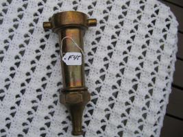 Brass Nozzle. Huge and Heavy. 10 3/4 long. 3 1/