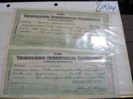 Travelers Insurance Company. Receipt of Payment f