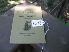 Monell Engine Co. By-Laws.Washington, New York. 1