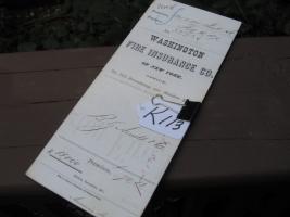 Washington Fire Insurance Co. of New York. Insura