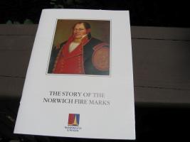 Story of the Norwich Fire Marks. Pamphlet. 37 pa