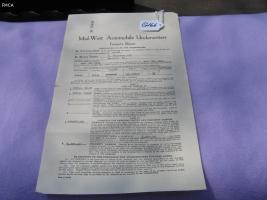 Auto Insurance Policy. Mid-West Automobile Underw