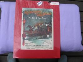 Sheet Music. Matted (not framed). The Midnight F