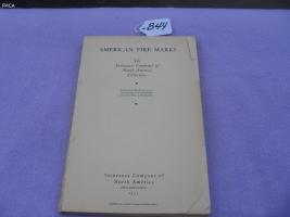 American Fire Marks. Soft-Bound Book. The Insura