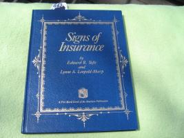 Signs of Insurance. Book. by Edward Tufts and Ly