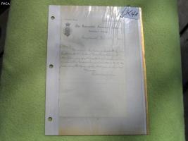 Two Letters on The Lancashire Insurance Company of